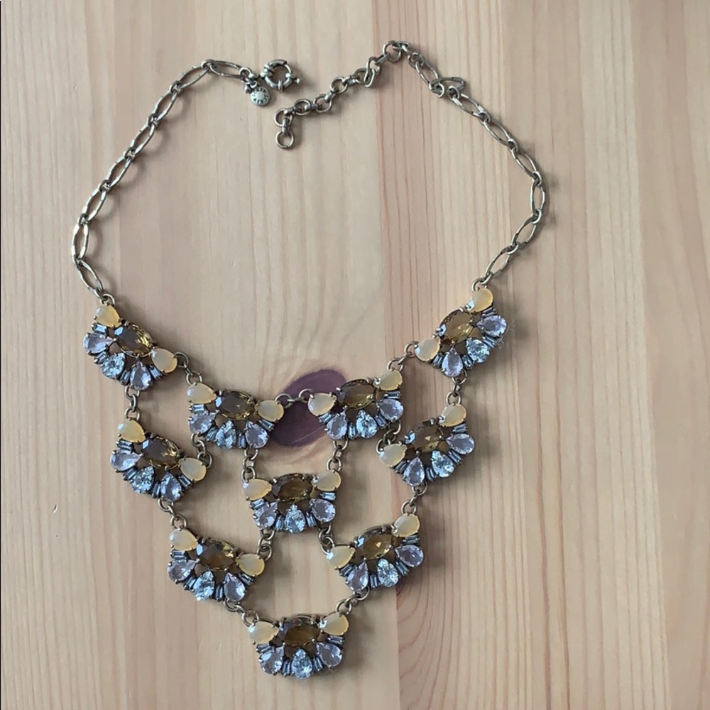 J.Crew Cluster Drop Necklace